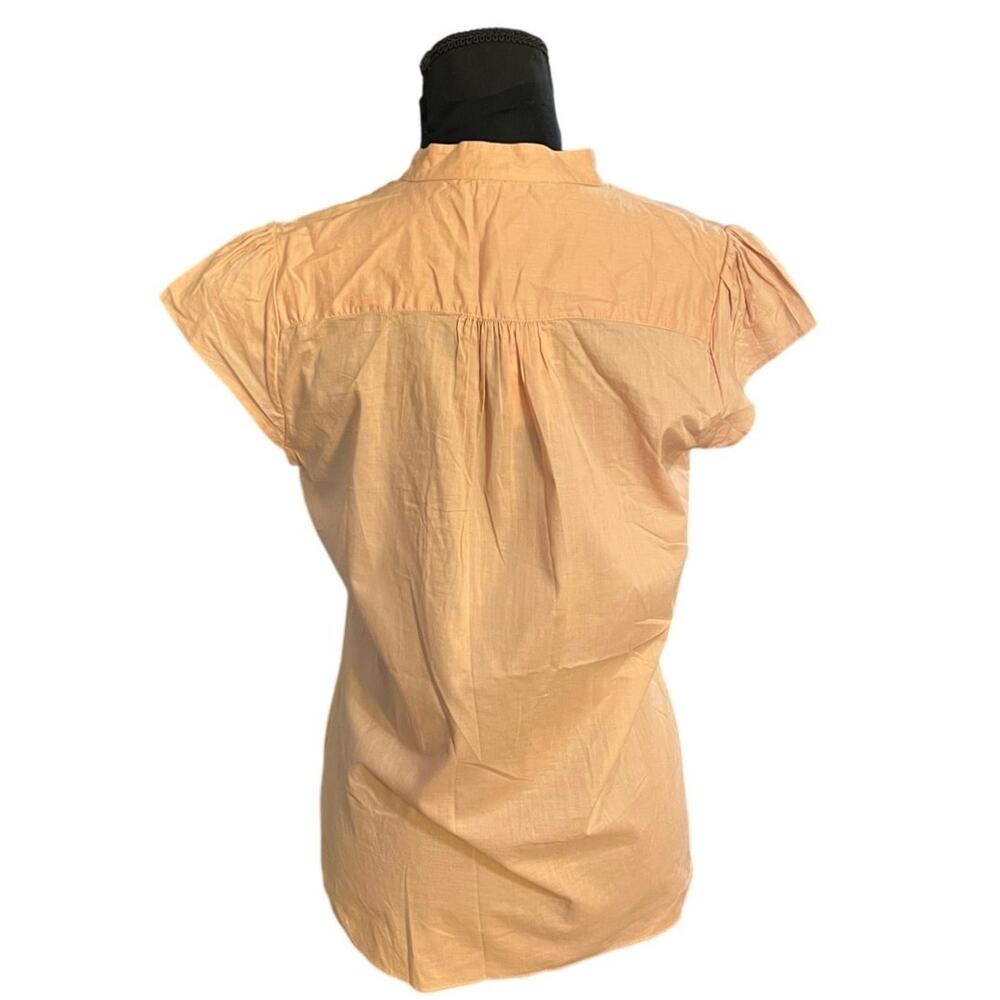 NWT Banana Republic Blush Pintuck Blouse Soft Feminine Top Medium - Picture 5 of 8